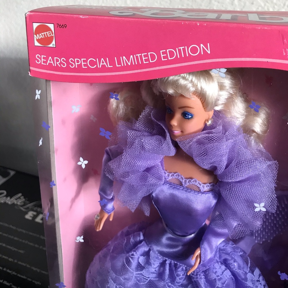 Lilac and lovely Barbie special edition new in box Sears special